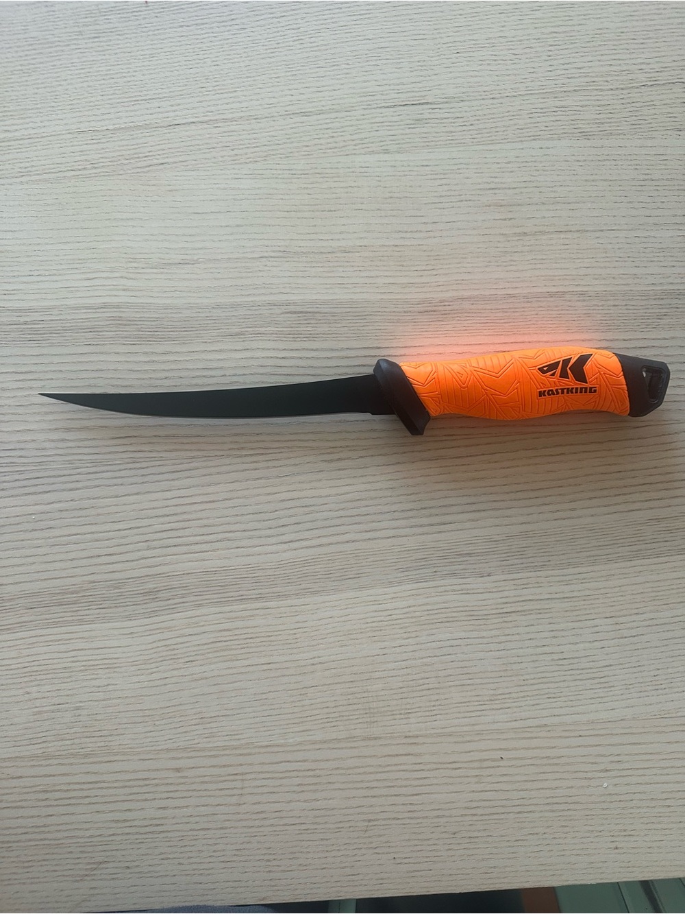 KastKing Fillet Knife with Bright Orange Handle